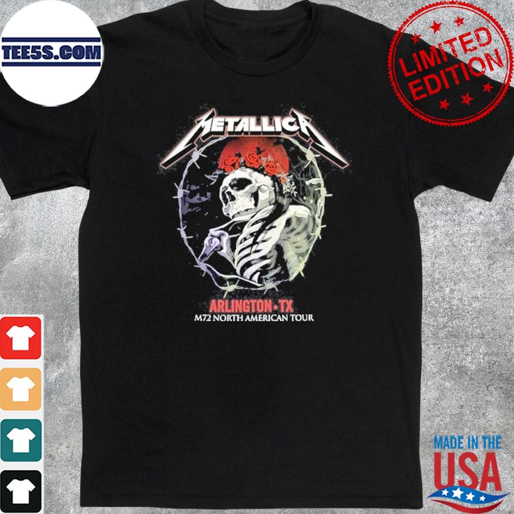 Official metallica August 20, 2023 AT&T Stadium Shirt