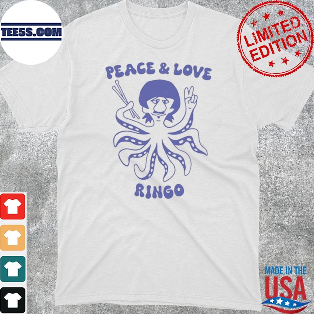 Official peace And Love Ringo T-Shirt