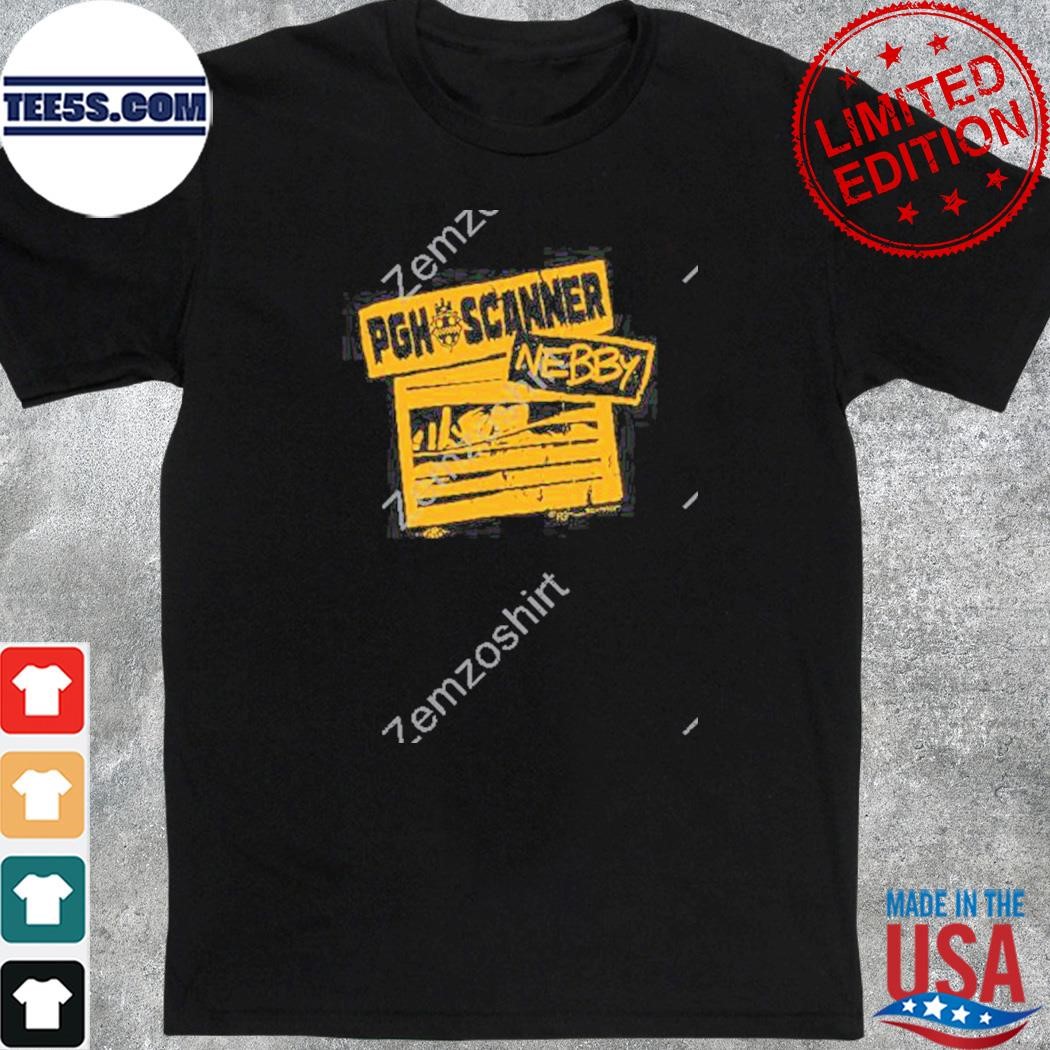 Official pittsburgh scanner pgh scanner nebby t-shirt