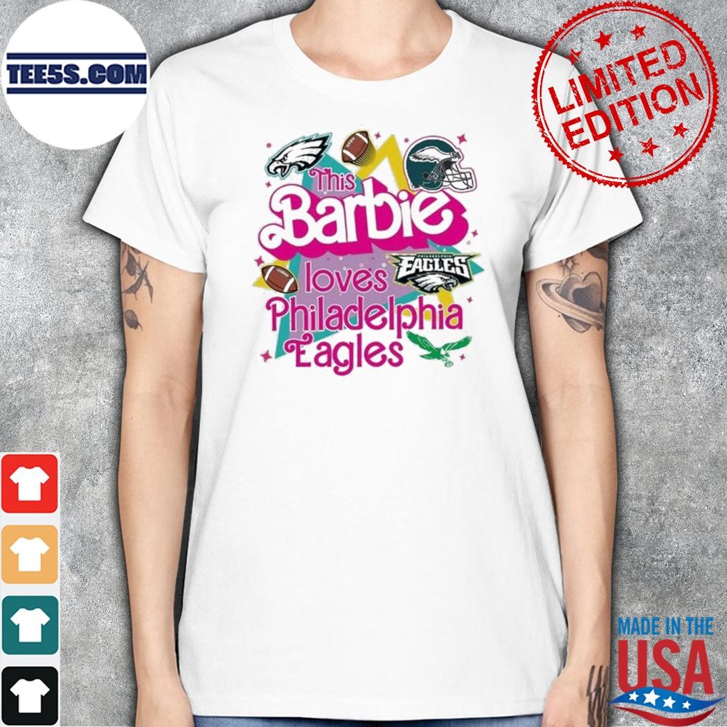 This Barbie Is Loves Philadelphia Eagles Sport logo design T-shirt, hoodie,  sweater, long sleeve and tank top