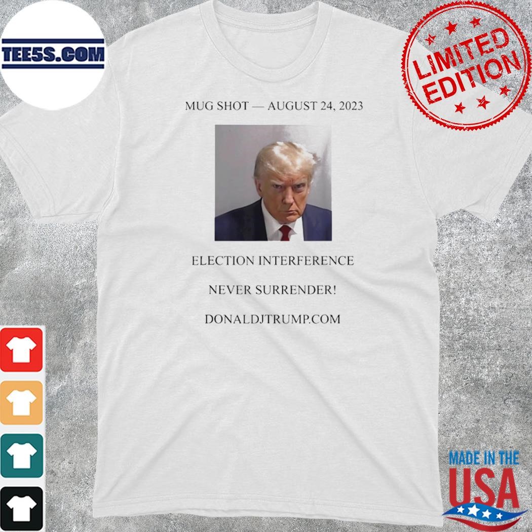 Official trump Mug Shot White T-Shirt