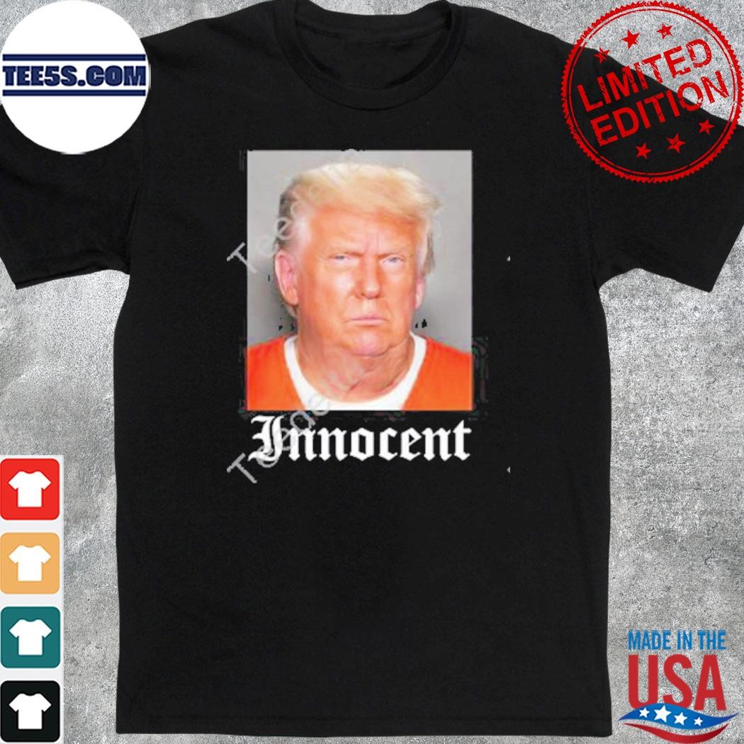 Official trump innocent photo design t-shirt