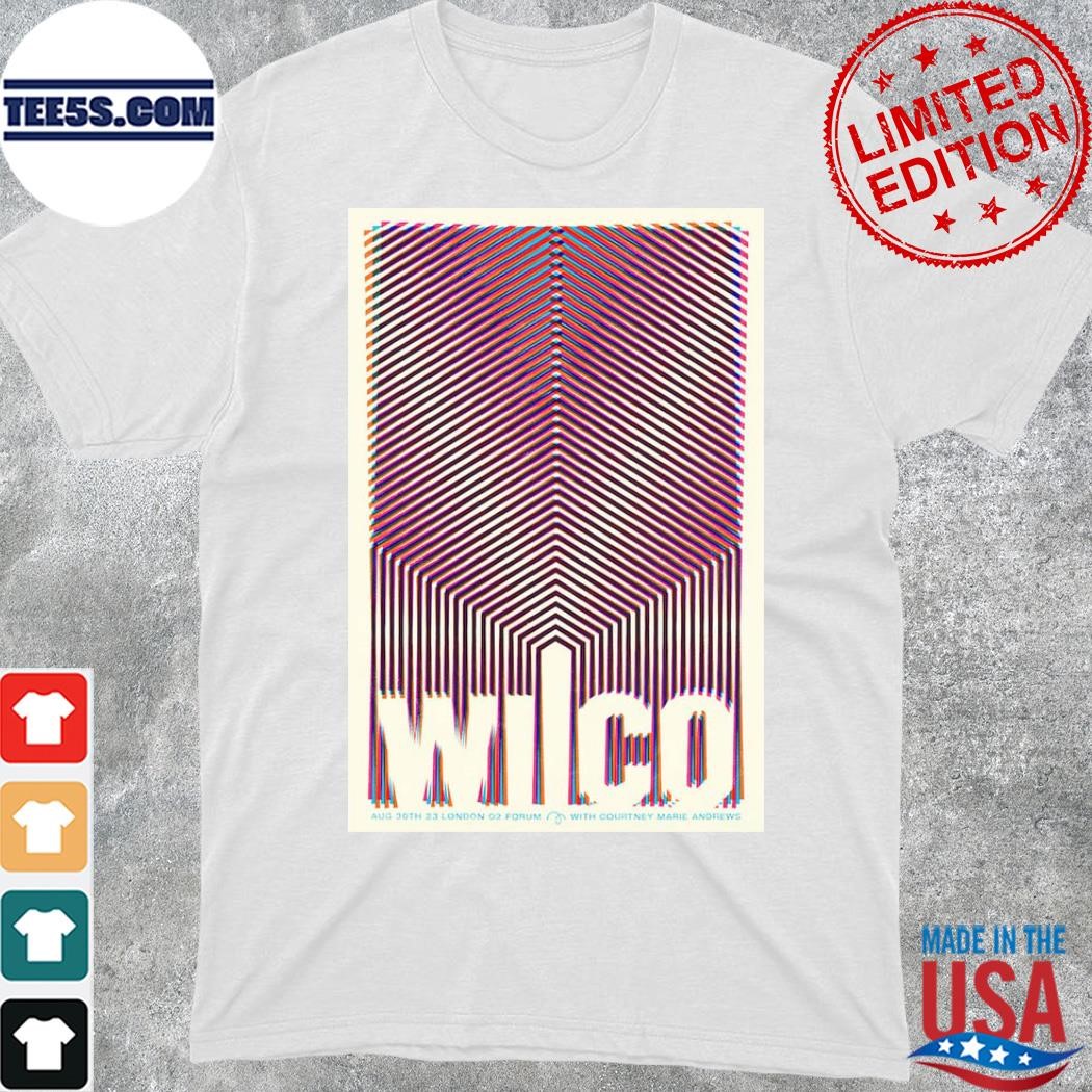 Official wilco O2 Forum Kentish Town London, UK 2023 Poster shirt