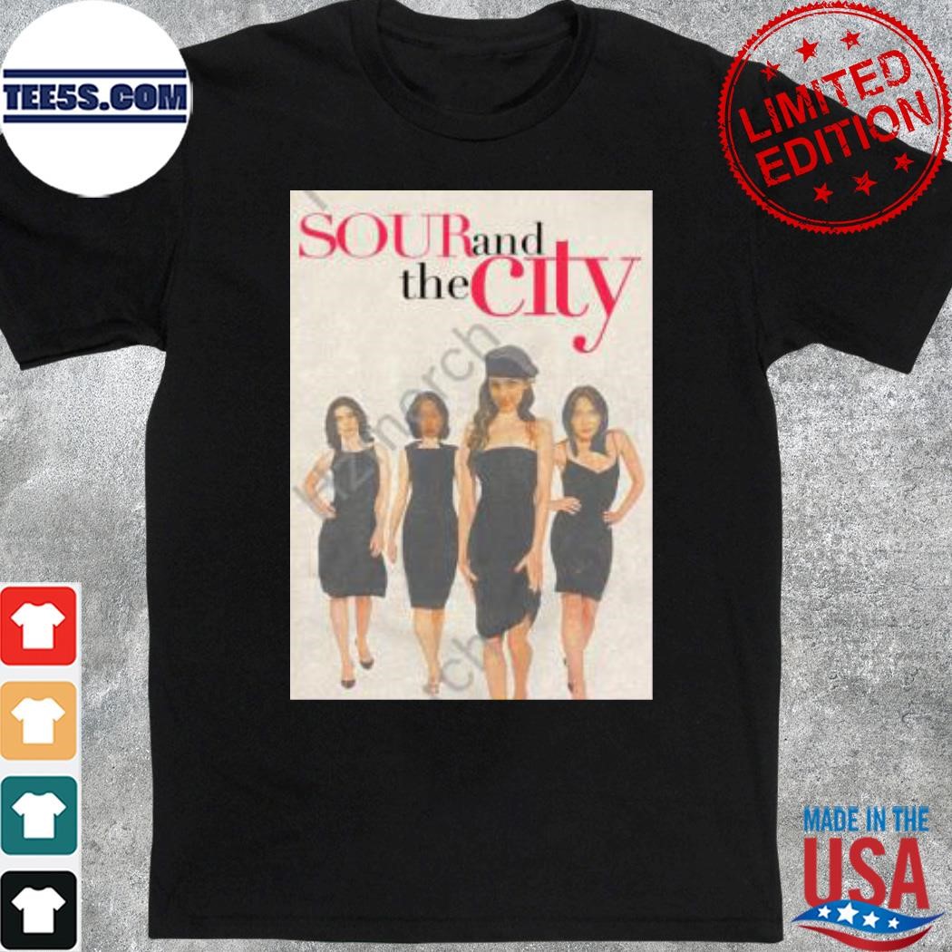 Olivia rodrigo sour and the city 2023 shirt