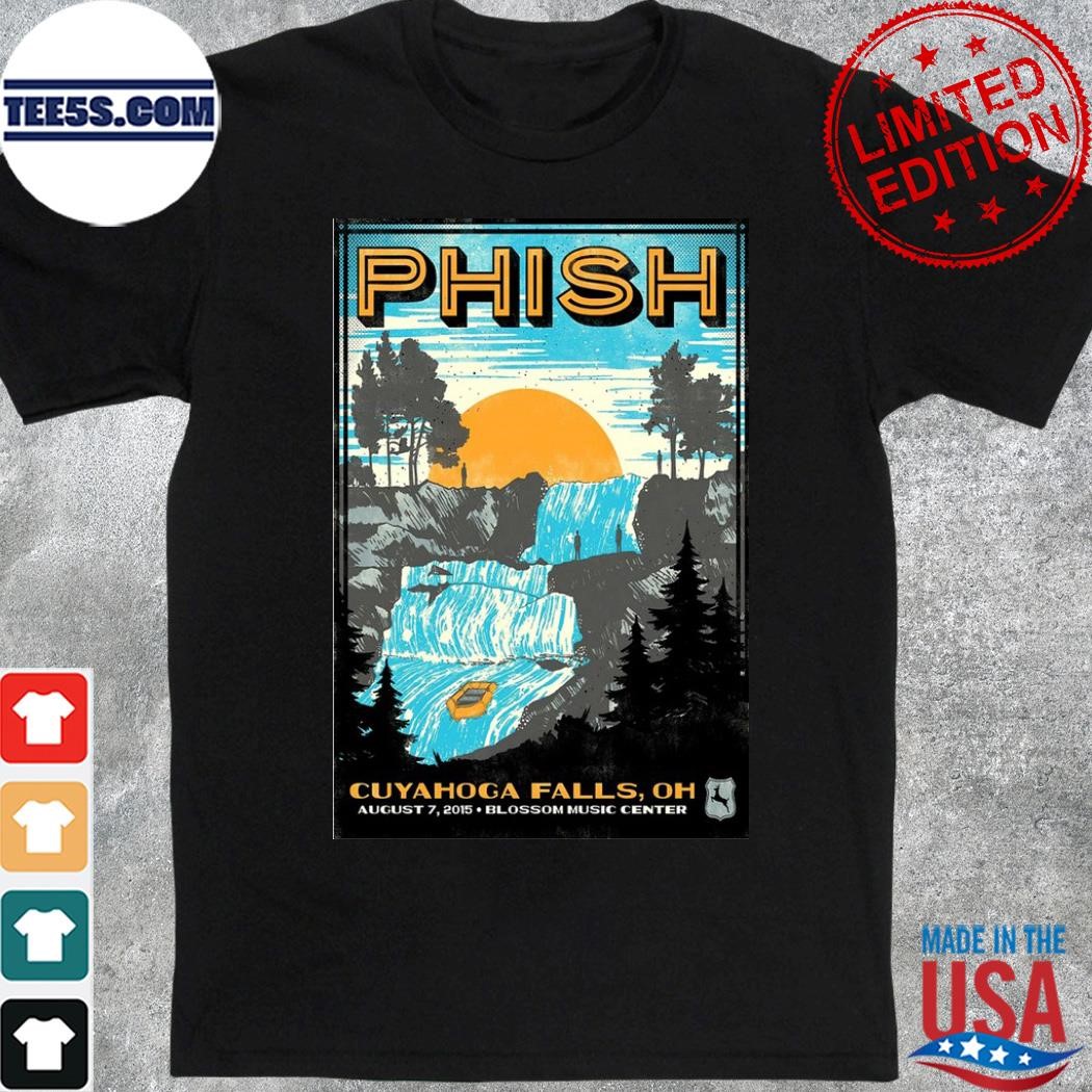 Phish cuyahoga falls oh aug 7 2023 blossom music center poster shirt