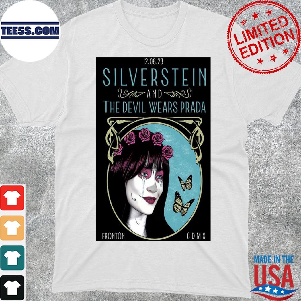 Silverstein Mexico city frontón méxico august 12 2023 poster shirt