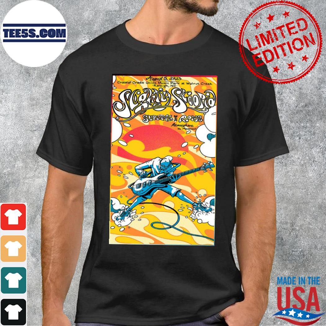 Slightly stoopid event tour raleigh nc 2023 poster shirt