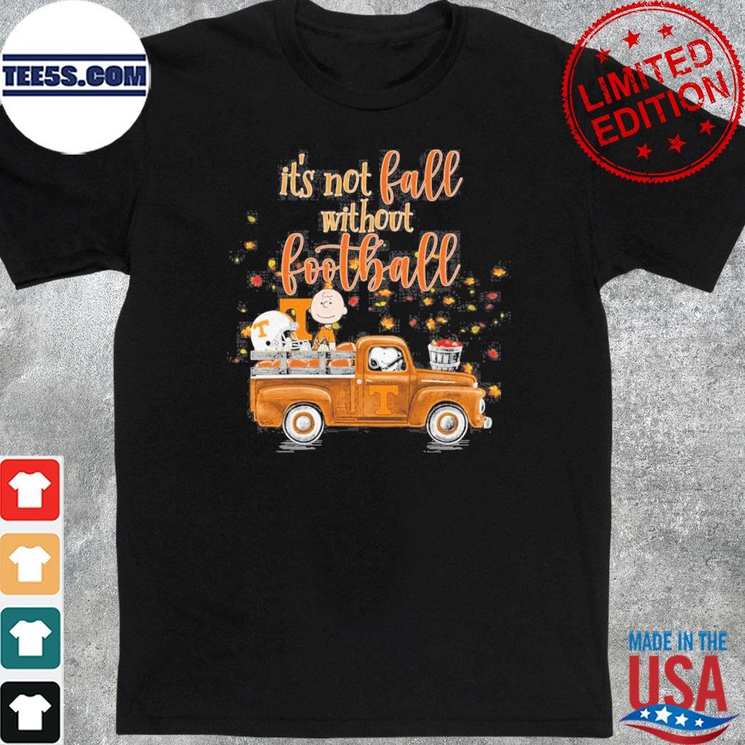 Snoopy And Charlie Brown Tennessee Volunteers It’s Not Fall Without Football shirt