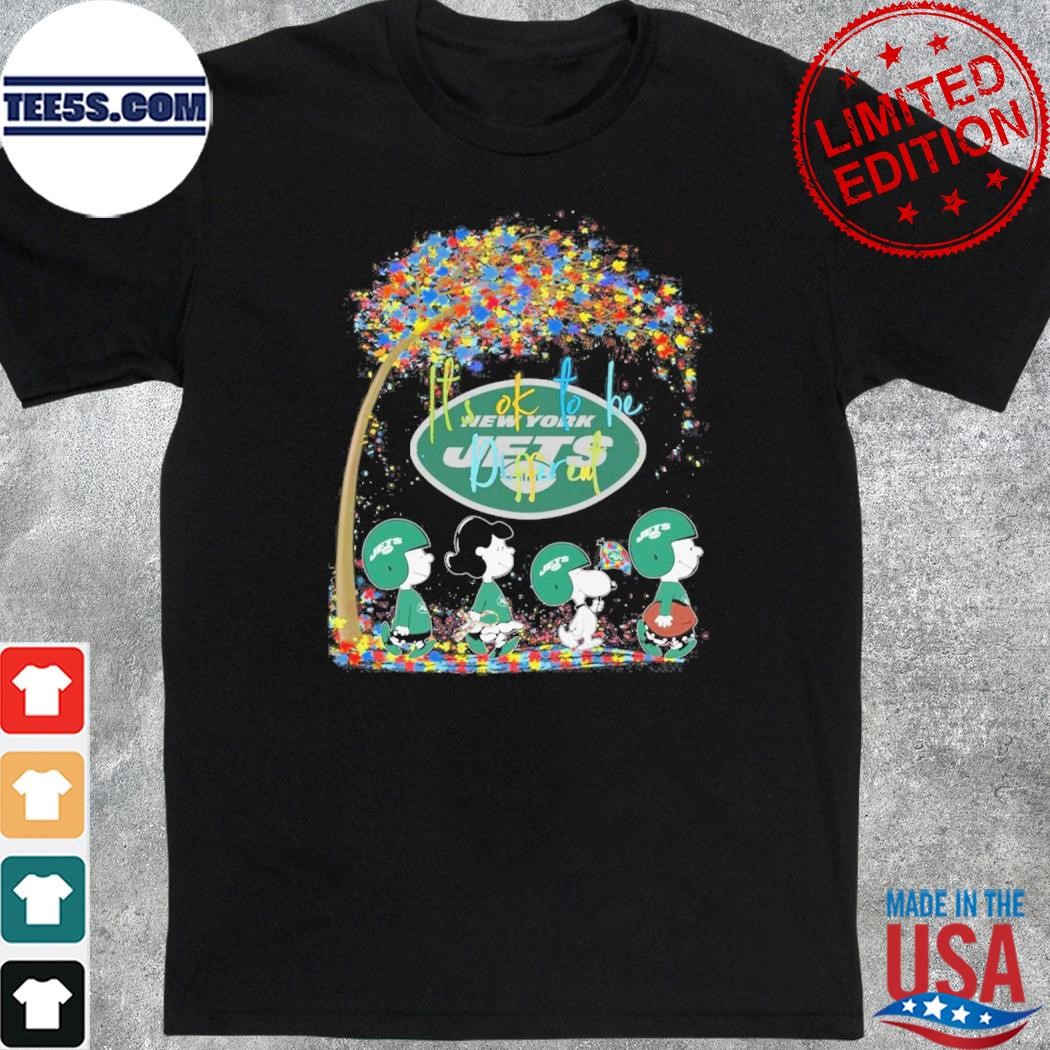 Snoopy and friend it's ok to be different new york jets shirt