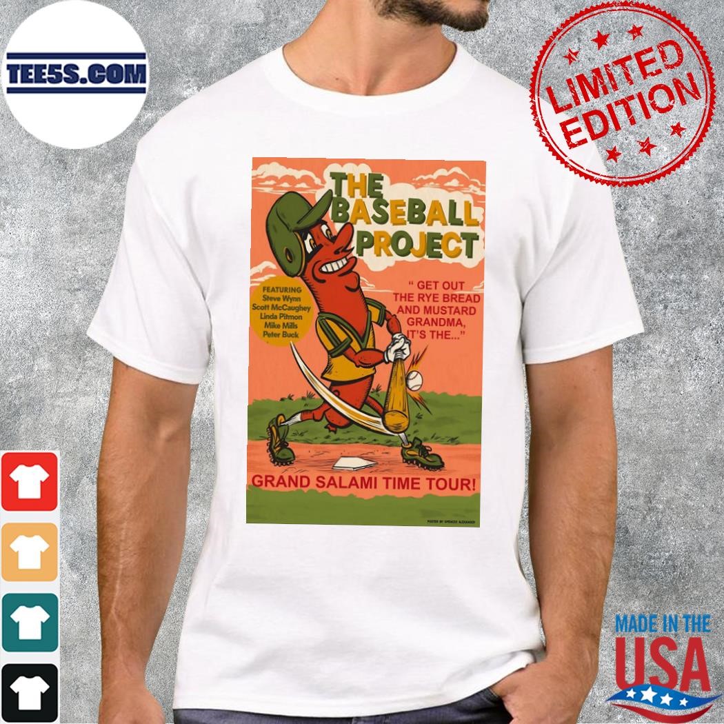 The Baseball Project Grand Salami Time Tour Turner Hall Ballroom August 28, 2023 Poster shirt