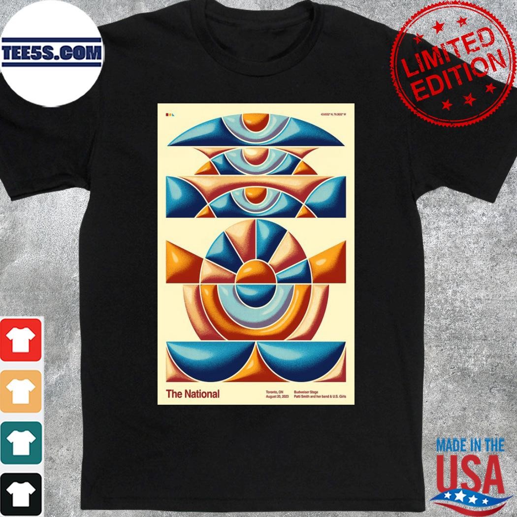 The National Budweiser Stage, Toronto ON 08 20 2023 Poster shirt