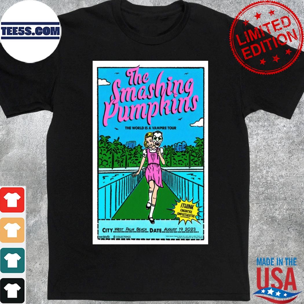 The Smashing Pumpkins West Palm Beach, FL August 19 2023 Poster shirt