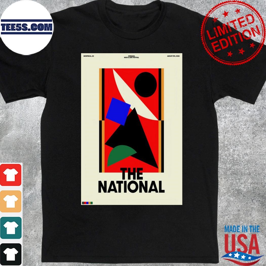 The national montreal qc 2023 poster shirt