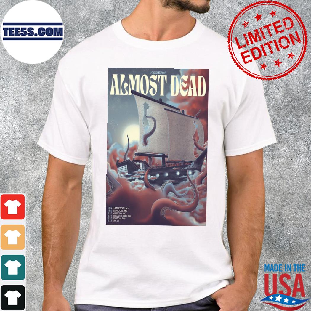Joe russo's almost dead august tour 2023 poster shirt