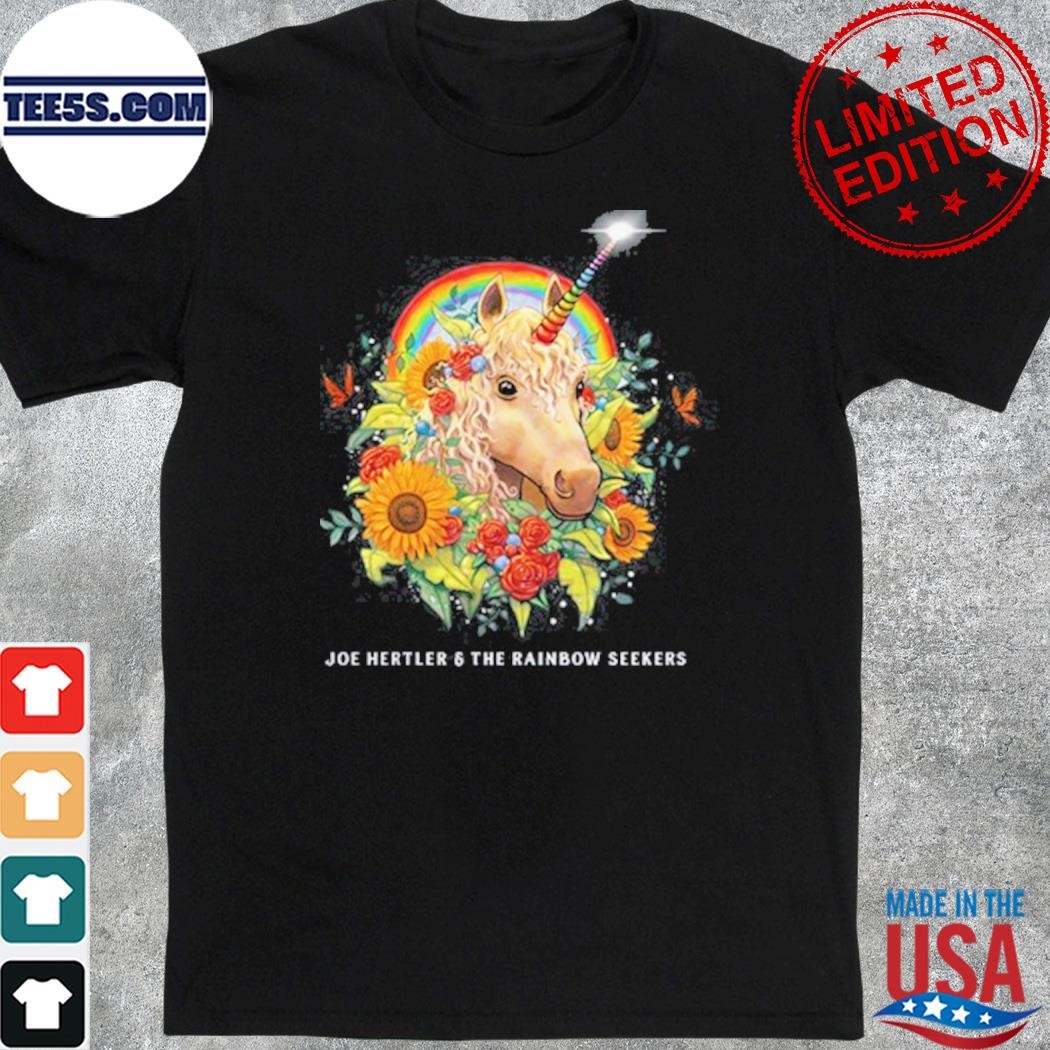 Joe Hertler & The Rainbow Seekers What I Want Unicorn 2023 T-Shirt