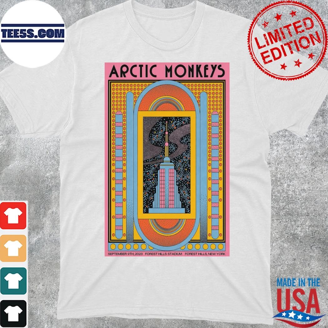 Official arctic Monkeys Tour 2023 Forest Hills, NY Poster shirt