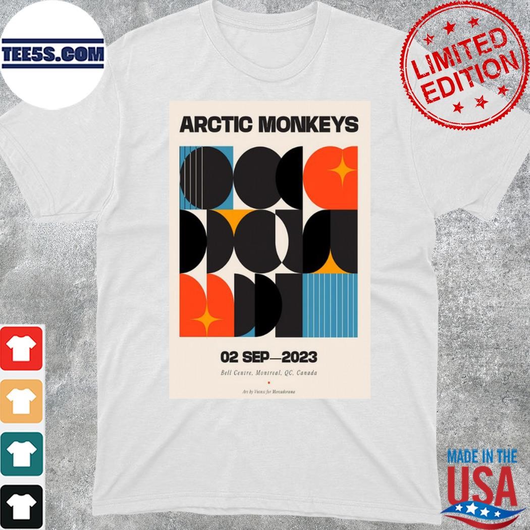 Official arctic monkeys sept 2 2023 bell centre montreal qc Canada shirt