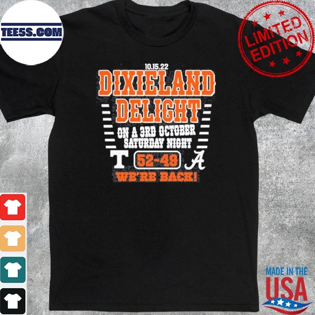 Official dixieland Delight On A 3Rd October Saturday Night Shirt