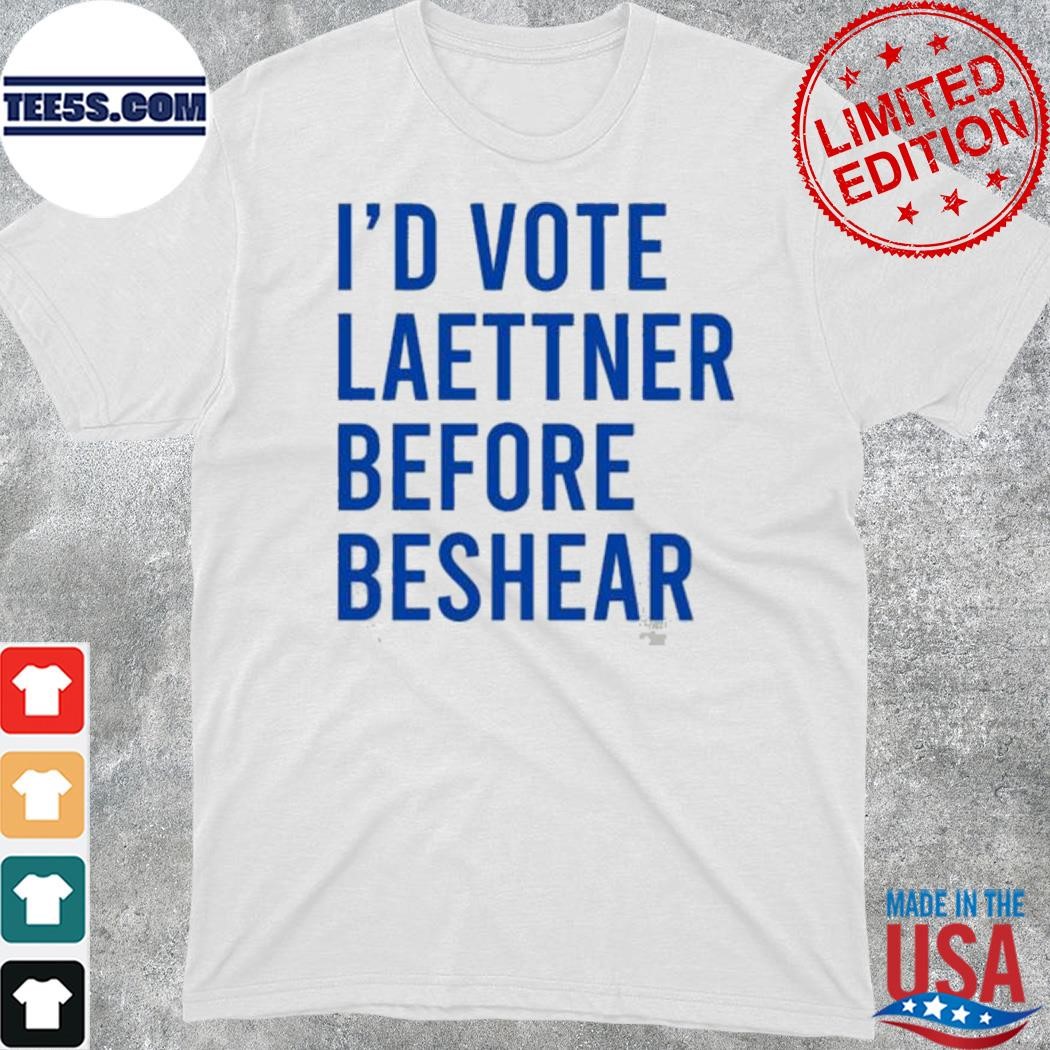 Official i’d Vote Laettner Before Beshear Shirt