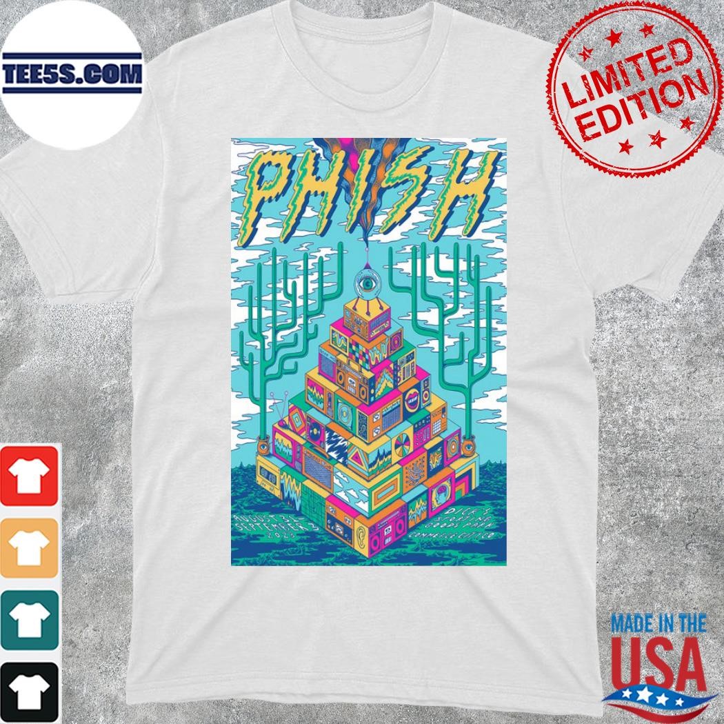 Official phish tour 2023 dick's sporting goods park poster shirt