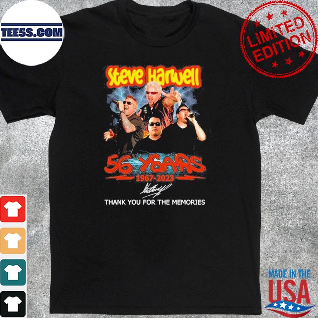 Steve harwell 56 years 1967 – 2023 thank you for the memories shirt
