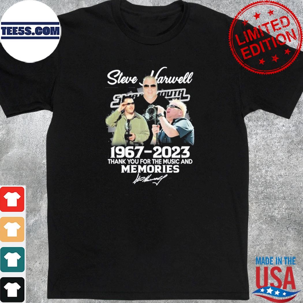 Steve harwell smash mouth 1967 – 2023 thank you for the music and memories shirt