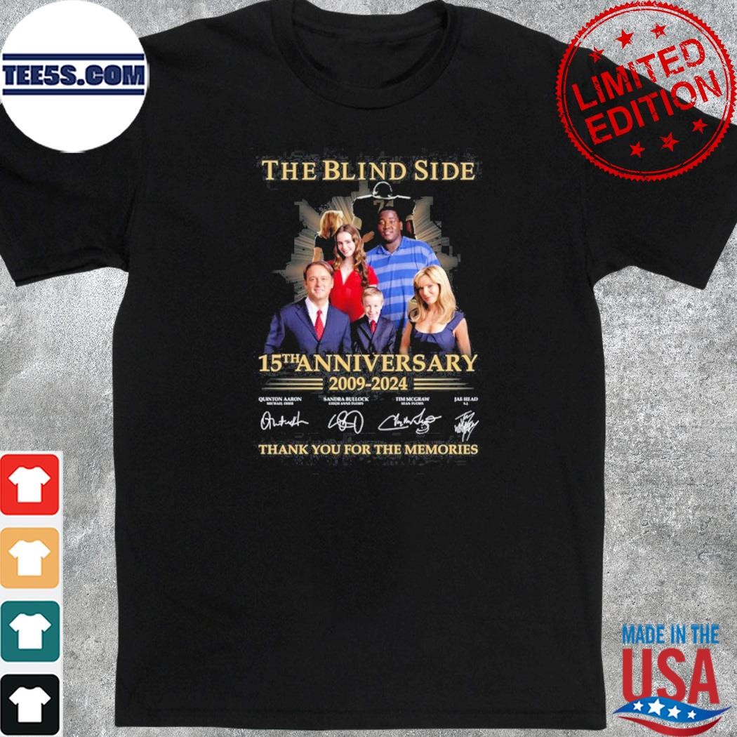 The Blind Side 15th Anniversary 2009 – 2024 Thank You For The Memories shirt