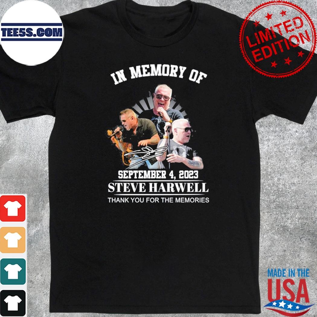 n Memory Of September 4, 2023 Steve Harwell Thank You For The Memories shirt