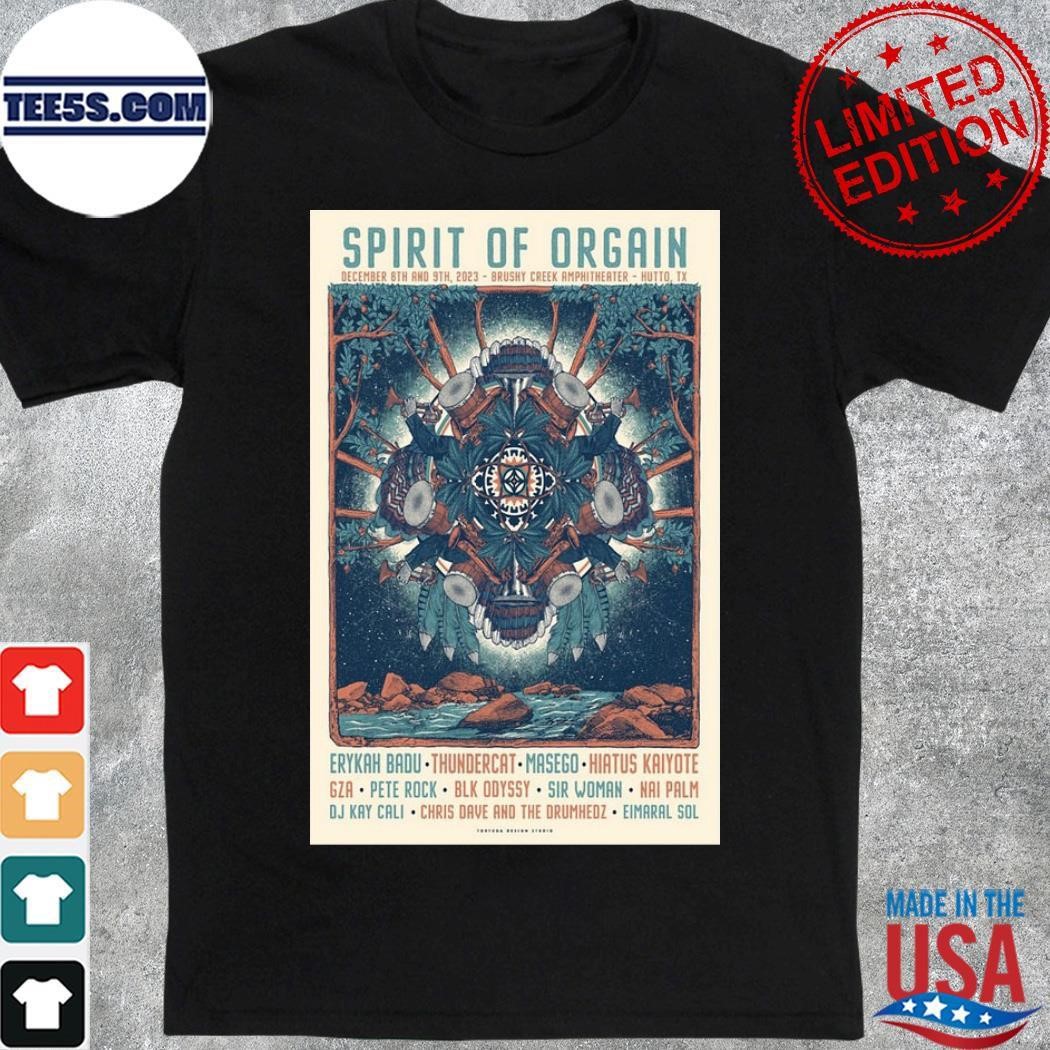2023 Spirit Of Orgain Tour Hutto, TX Poster shirt