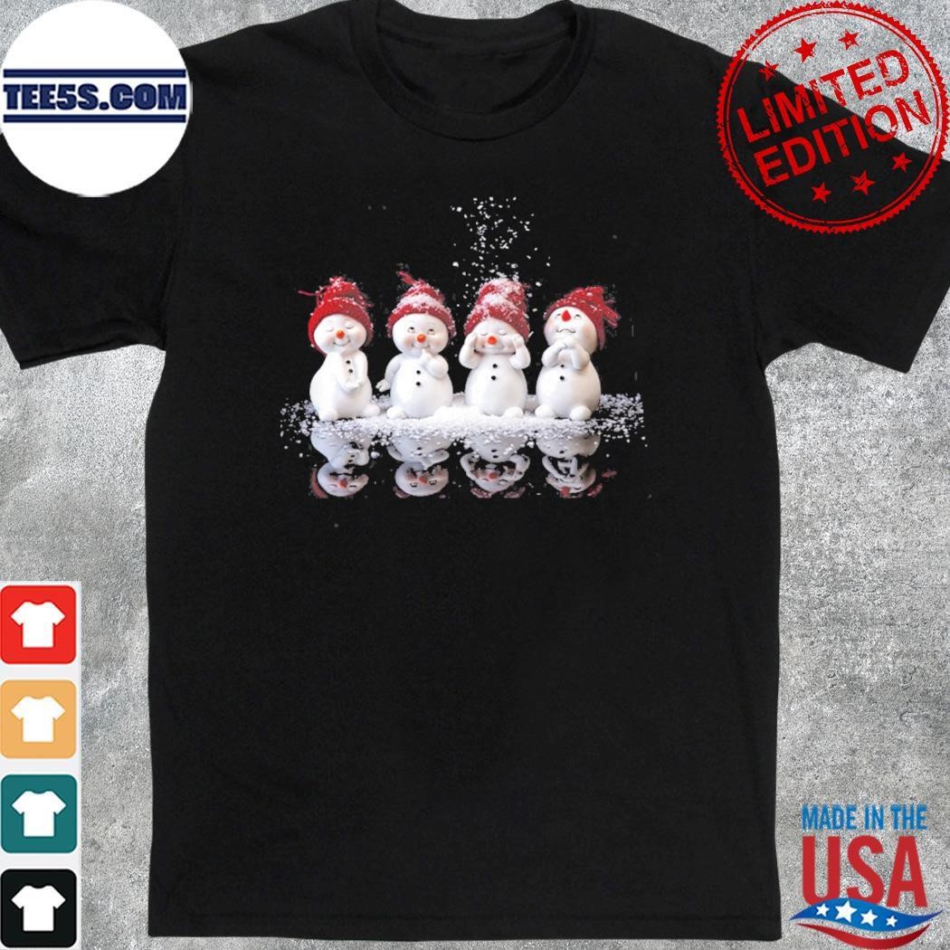 Baby Snowman hat santa christmas shirt