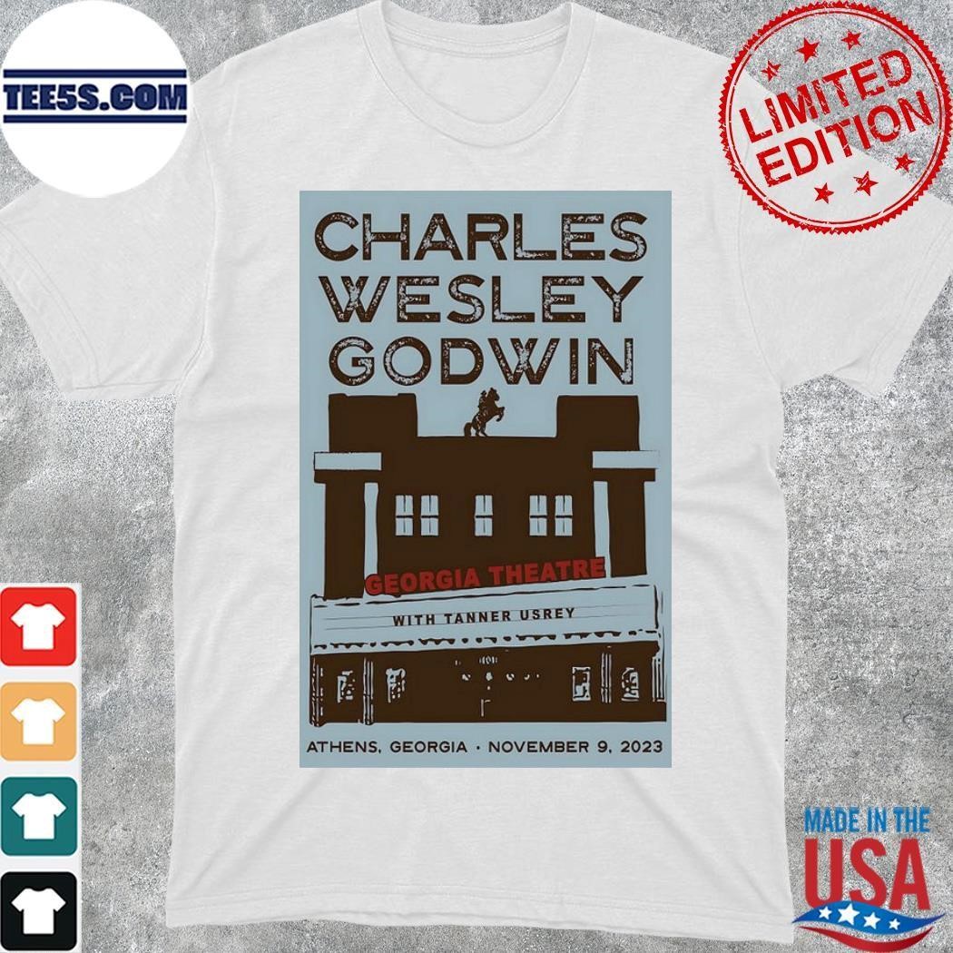 Charles Wesley Godwin November 9, 2023 Georgia Theatre Athens, GA Poster shirt