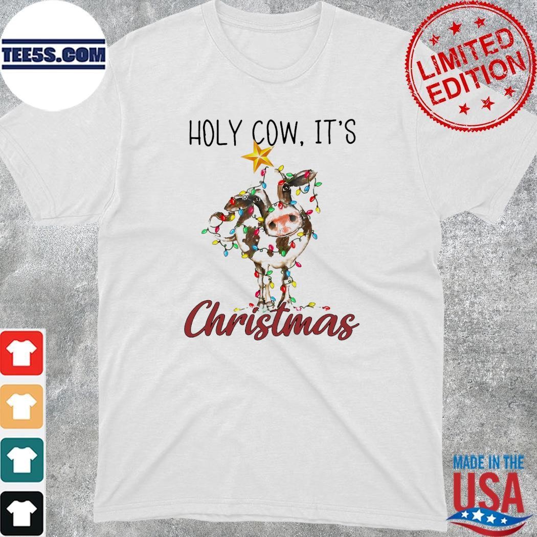 Cow light Holy cow, It's christmas shirt