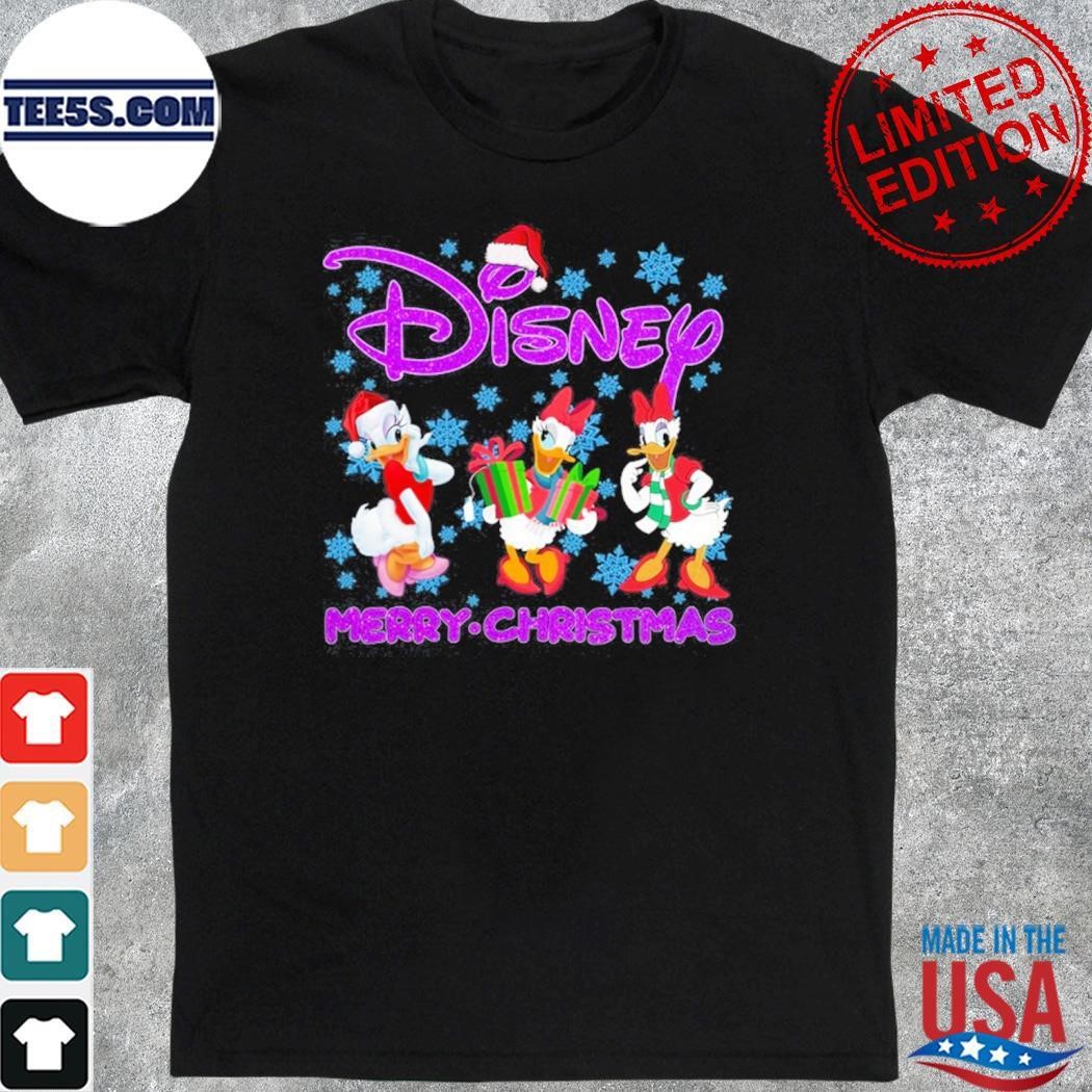 Daisy Duck hat santa Disney merry christmas shirt