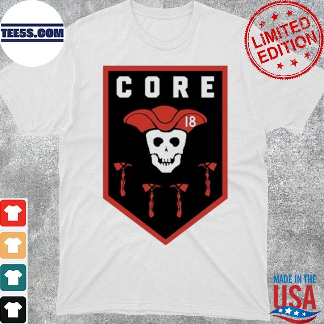 Demario Douglas Wearing Core Pirate Skull shirt