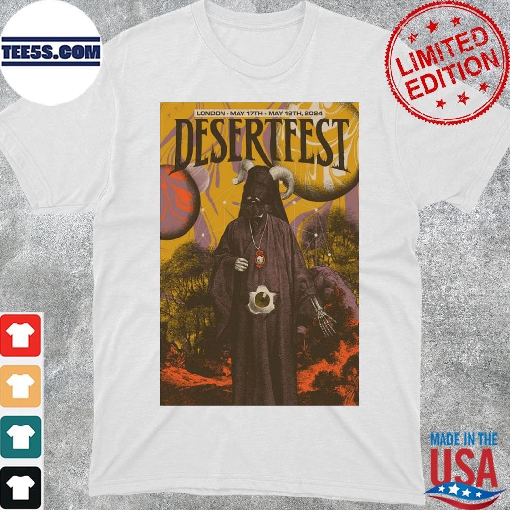 Desertfest May 17-19, 2024 London, England poster shirt