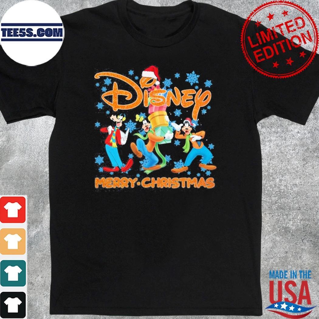 Goofy hat santa Disney merry christmas shirt