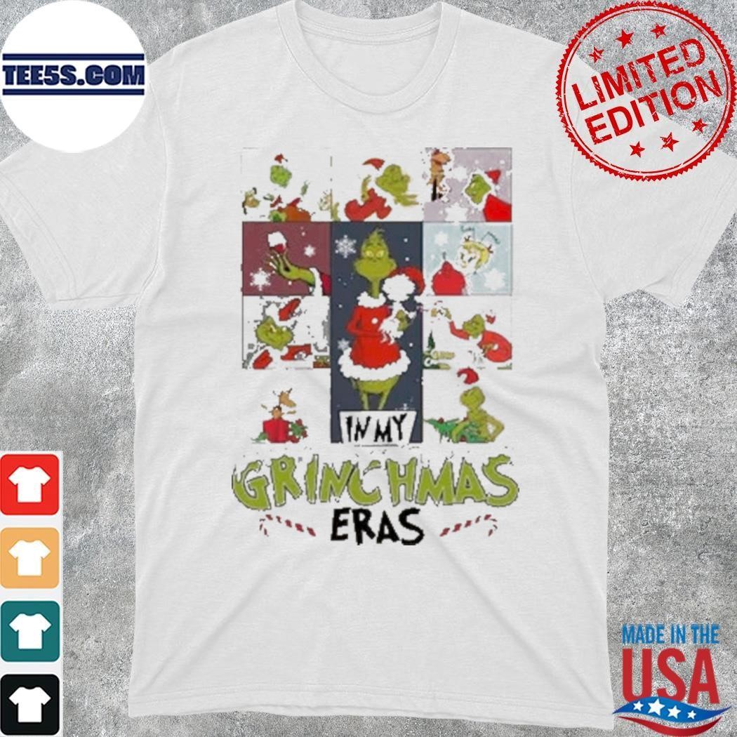 Grinch hat santa Cheap Grinchmas Eras Crewneck shirt