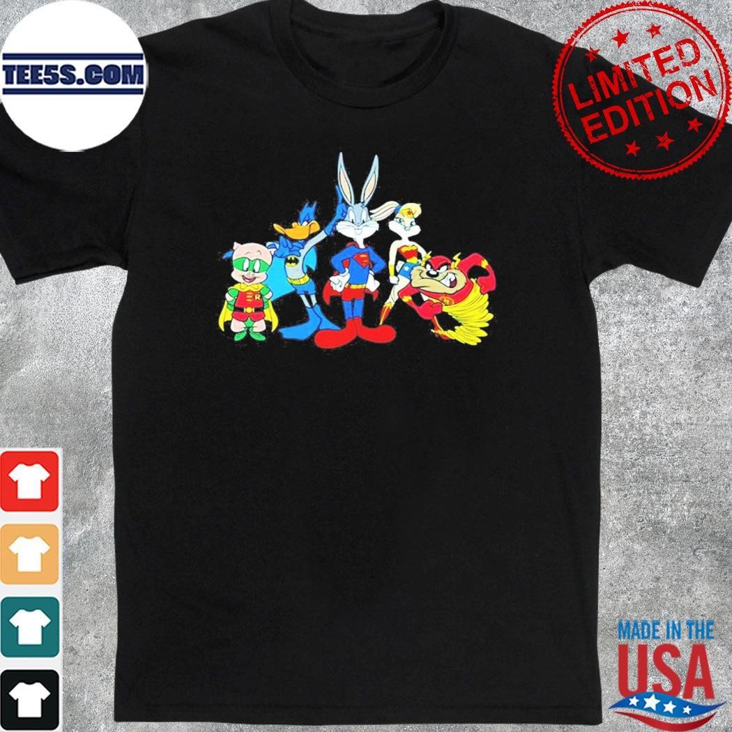 Looney Tunes Cosplay DC Comics Justice League Characters Shirt