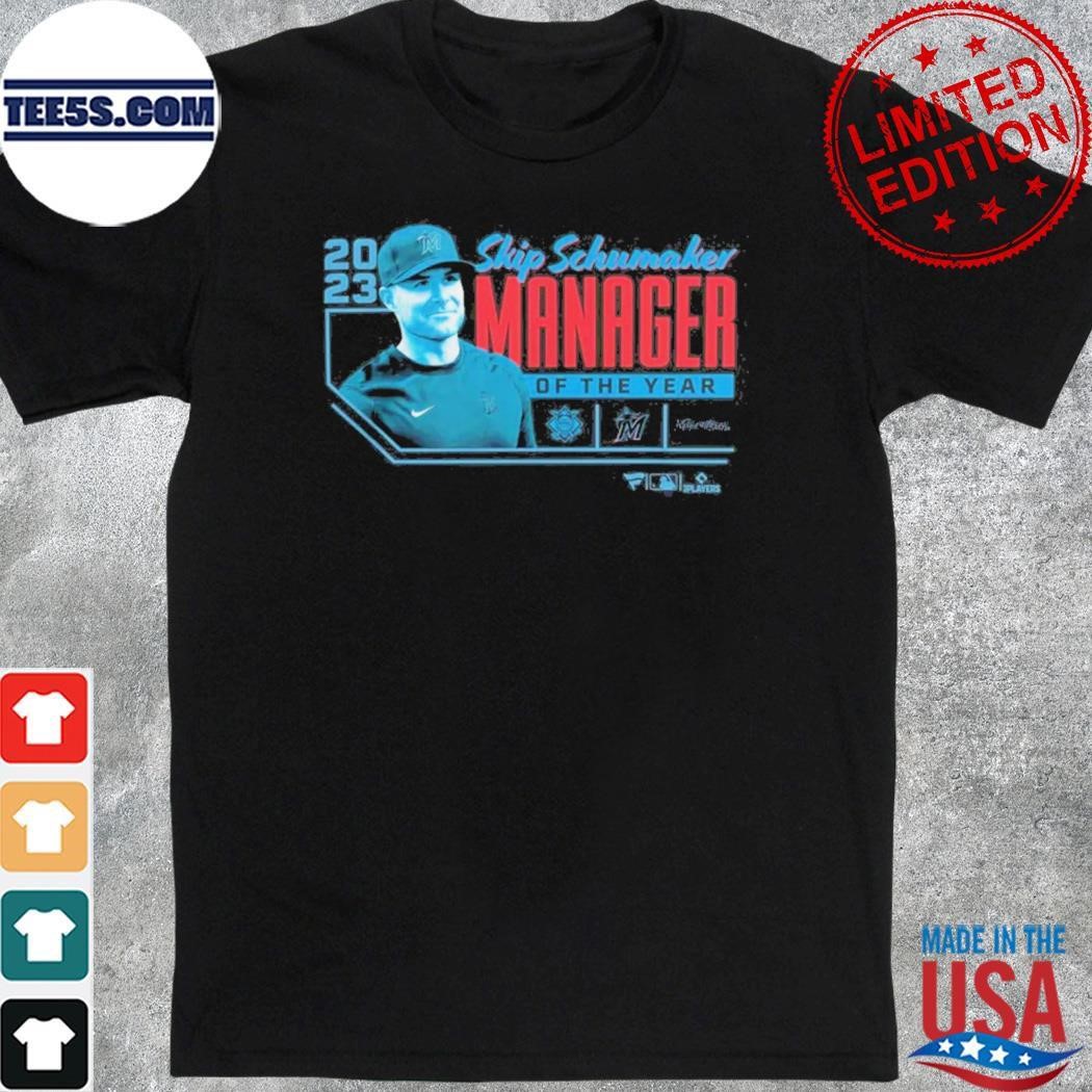 Miami Marlins Skip Schumaker Mlb 2023 Nl Manager Of The Year shirt