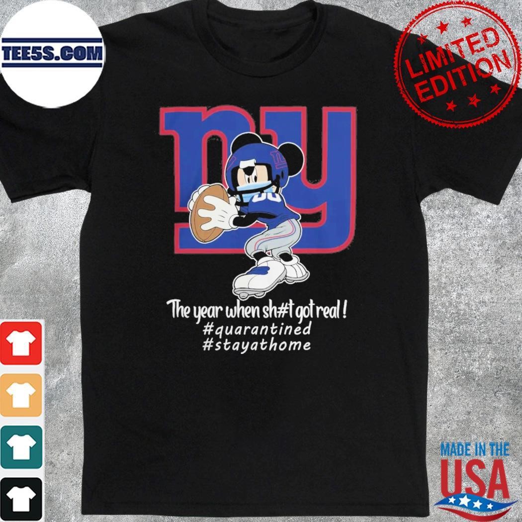 Mickey Mouse x New York Giants The Year When Got Real shirt