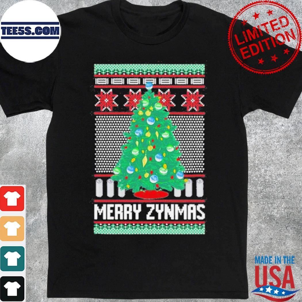 Pine tree merry Zynmas ugly christmas shirt