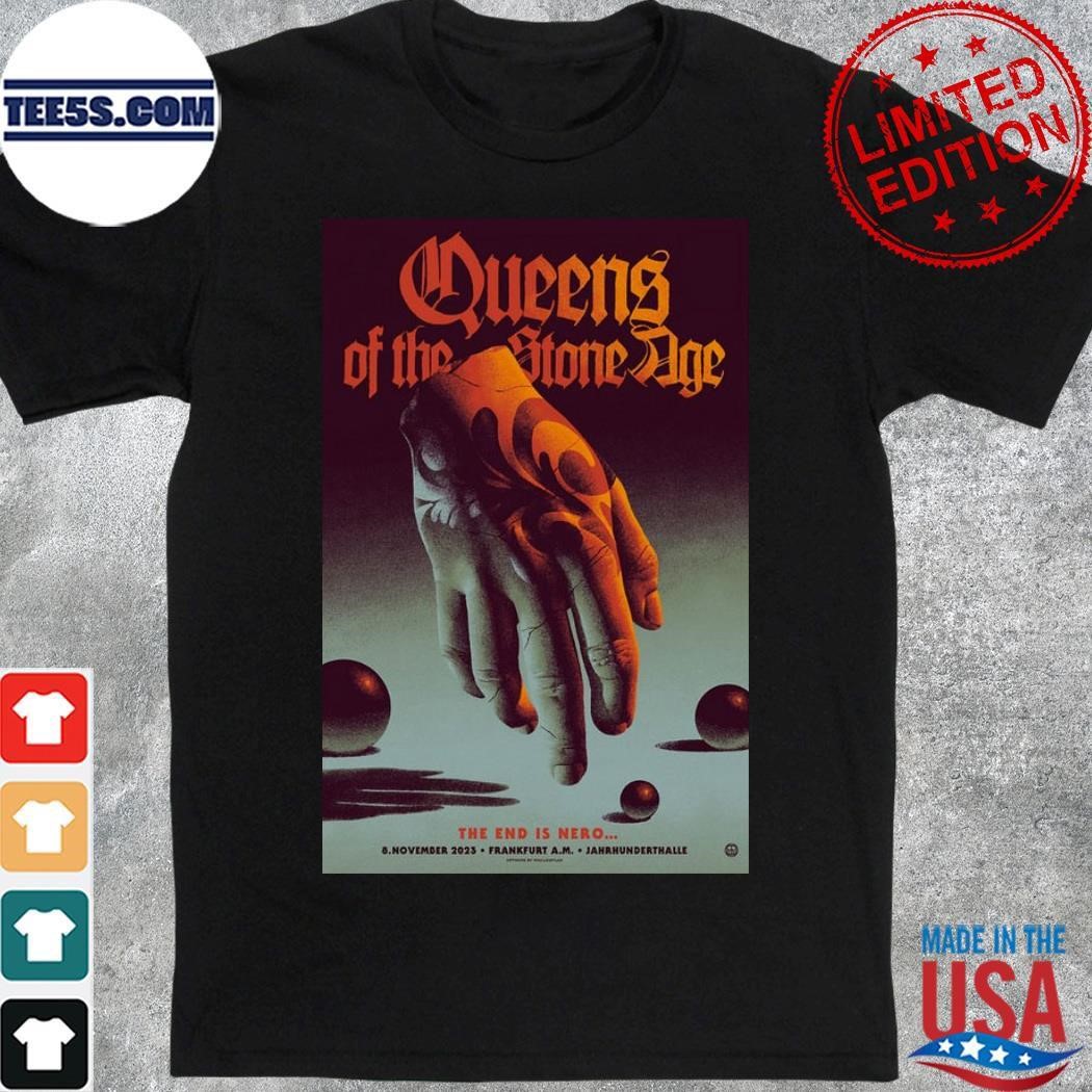Queens Of The Stone Age 2023 Frankfurt, A.M Poster shirt