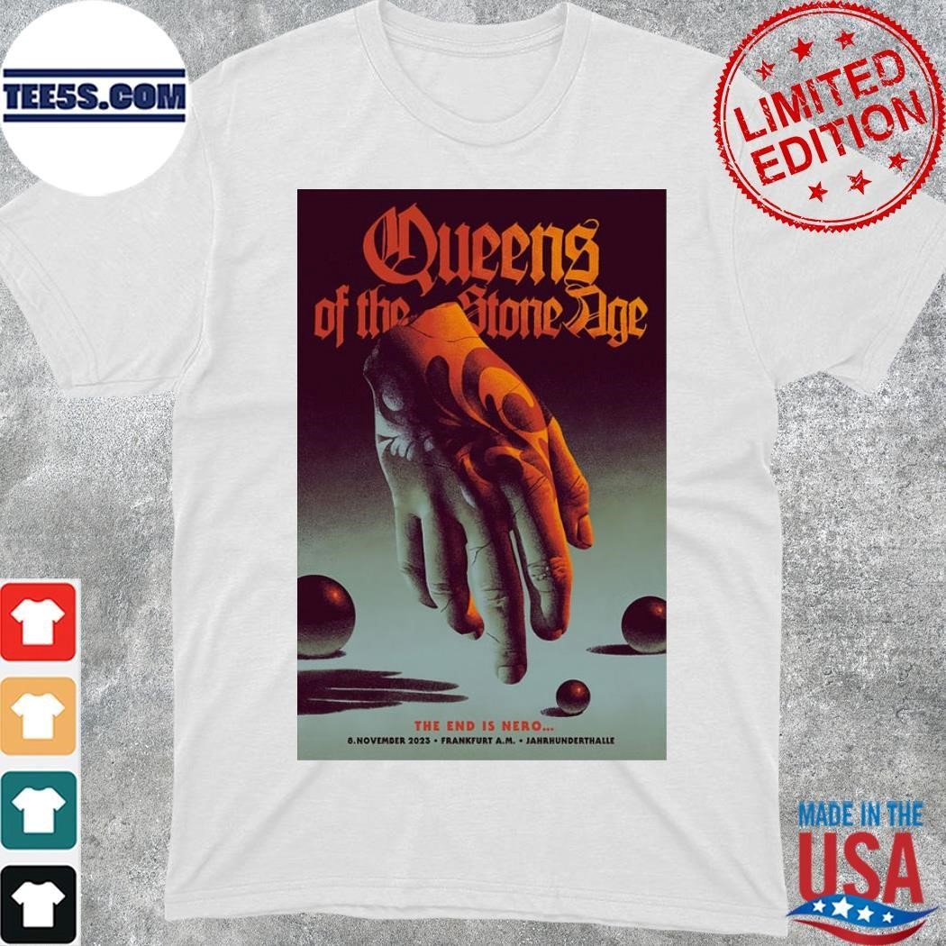 Queens of the Stone Age Jahrhunderthalle in Frankfurt Am Main Nov 8, 2023 Poster shirt