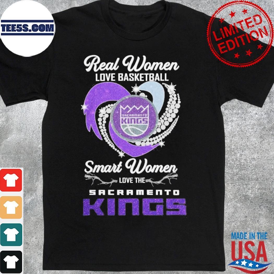 Real Women Love Basketball Smart Women Love The Sacramento Kings 2023 Shirt