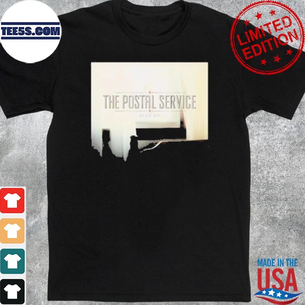 The Postal Service Logo Give Up Album Cover Shirt