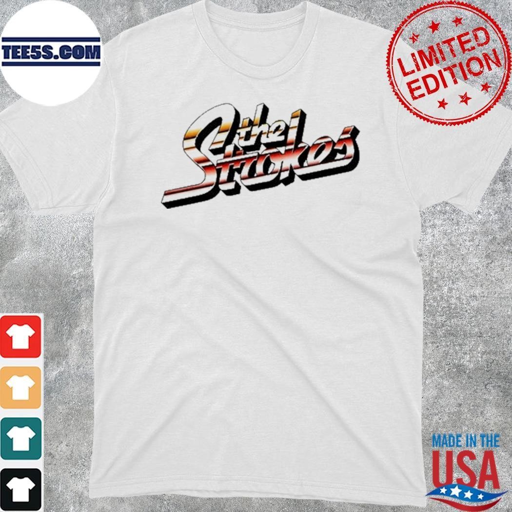 The Strokes Striped Logo Shirt